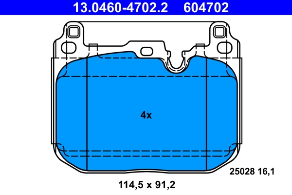 Set placute frana