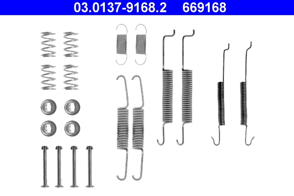Set accesorii saboti frana