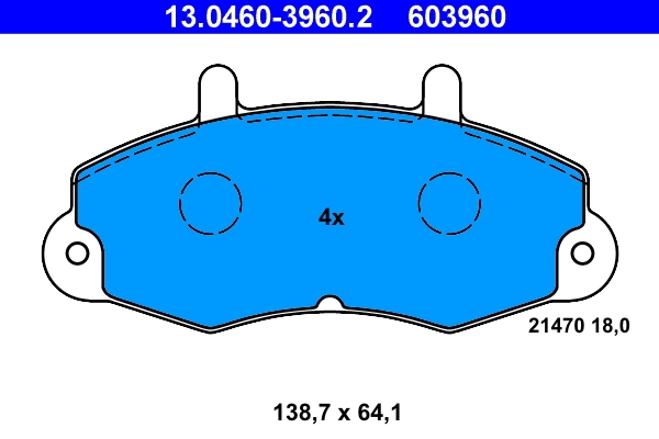 Set placute frana