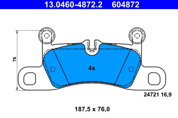 Set placute frana