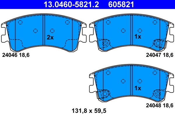 Set placute frana