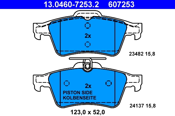 Set placute frana