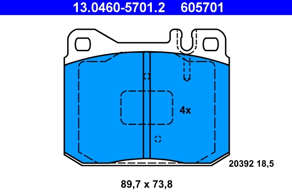 Set placute frana