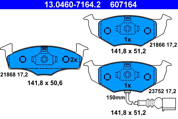 Set placute frana