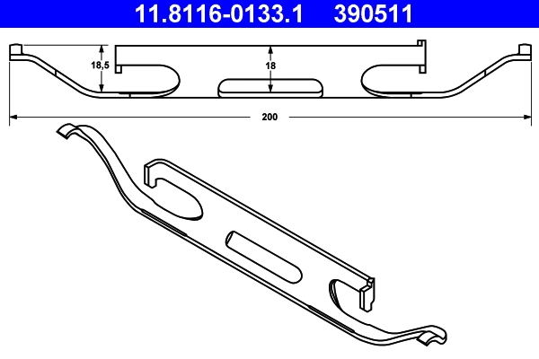 Arc etrier frana
