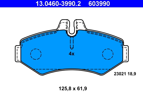 Set placute frana