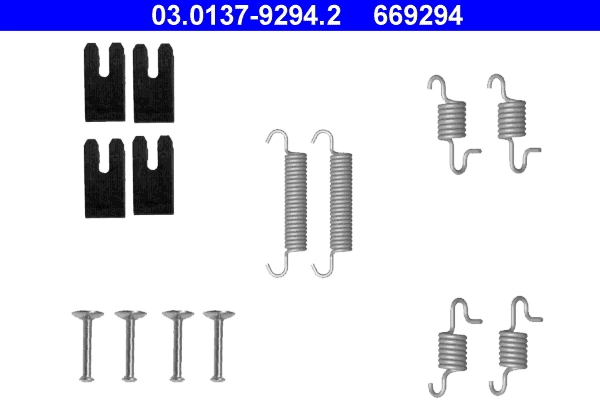 Set accesorii saboti frana