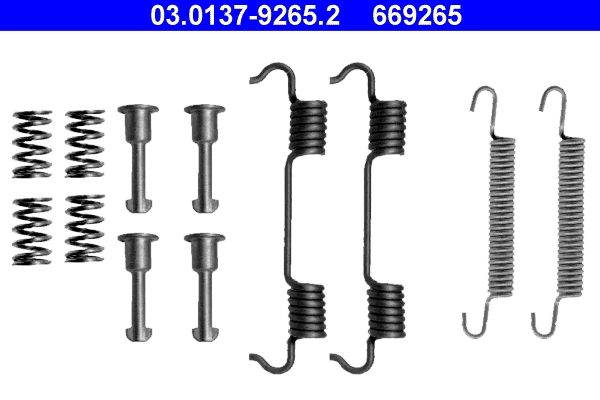 Set accesorii saboti frana