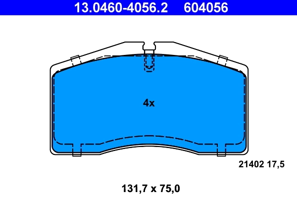 Set placute frana