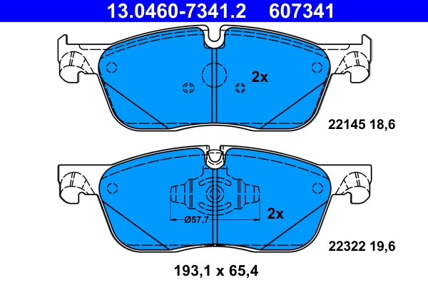 Set placute frana