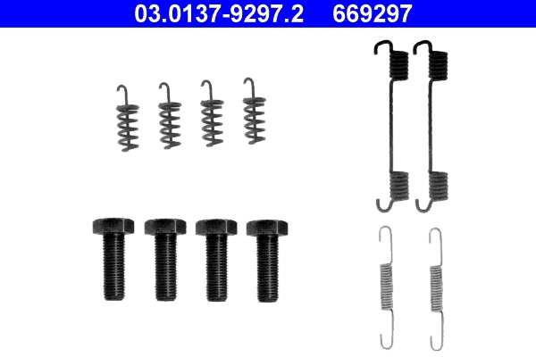 Set accesorii saboti frana