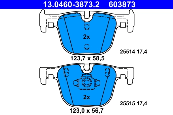 Set placute frana