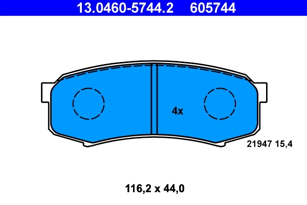 Set placute frana