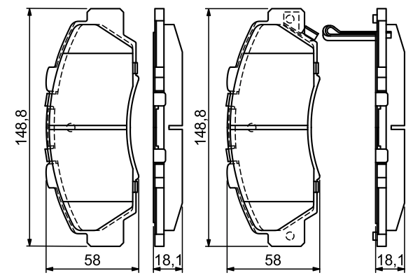 Set placute frana