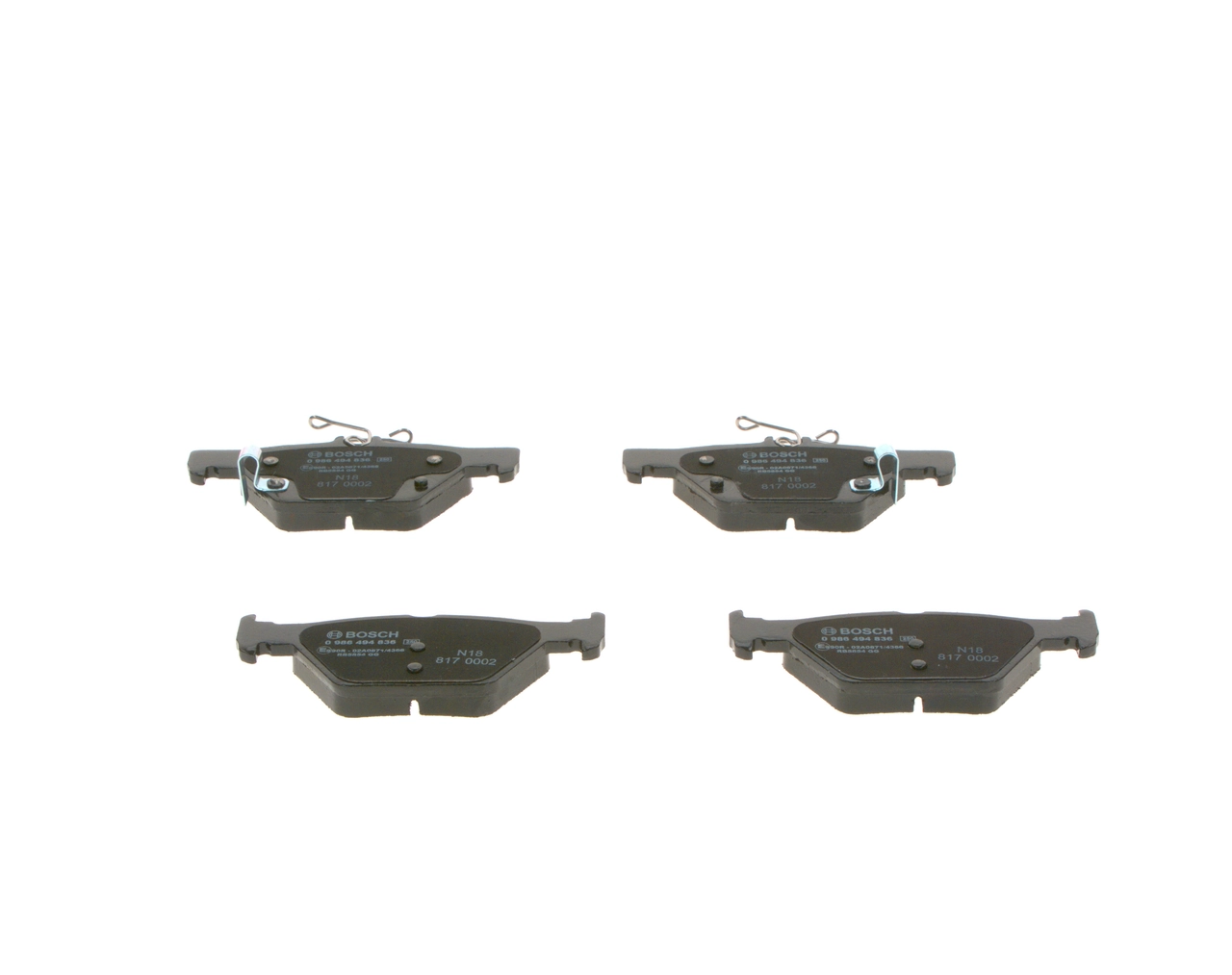 Set placute frana