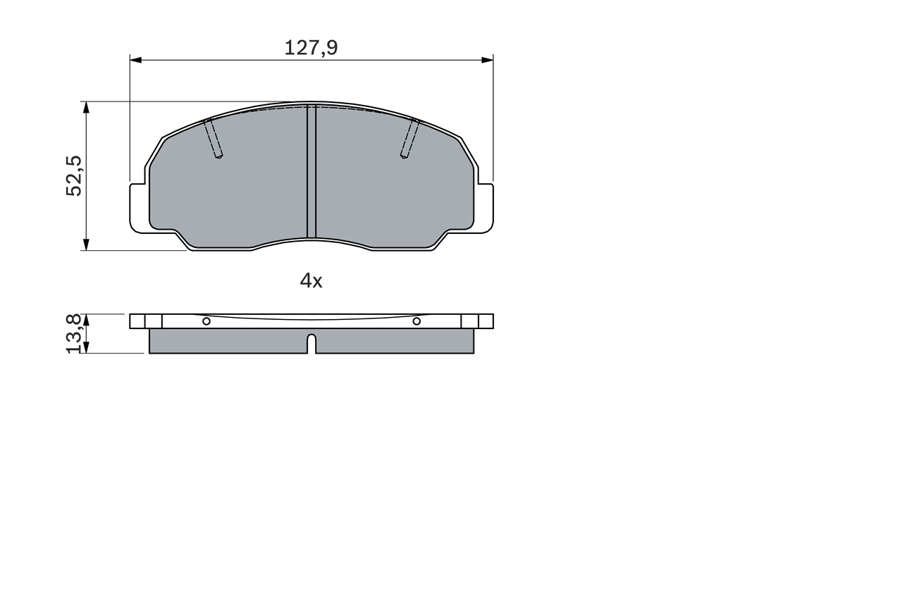 Set placute frana
