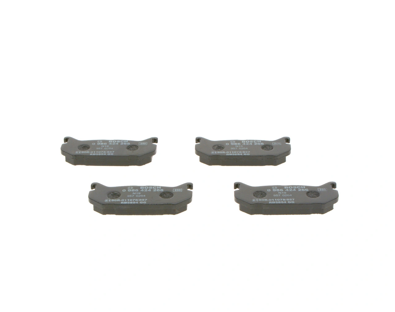 Set placute frana