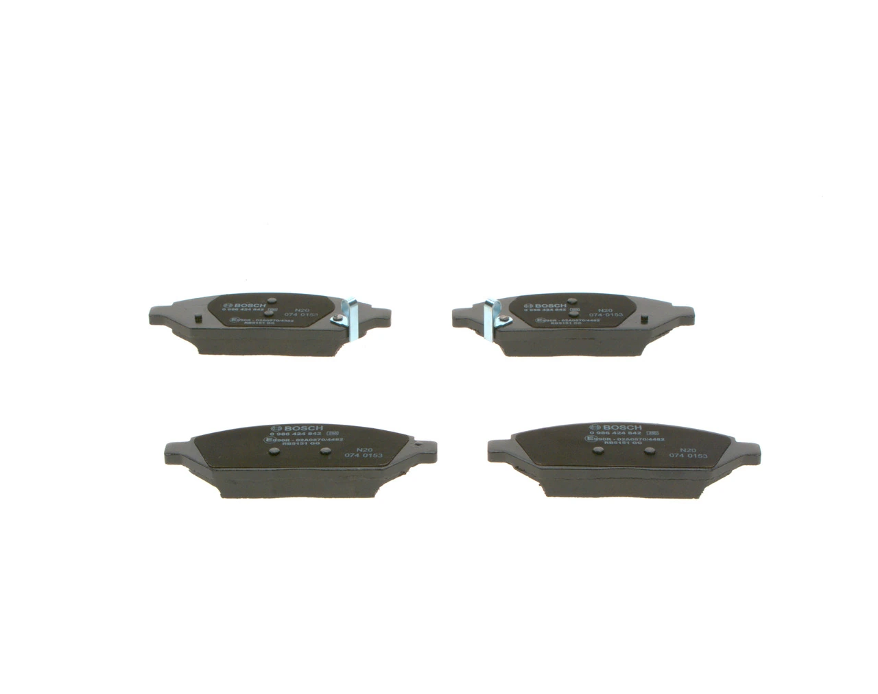 Set placute frana