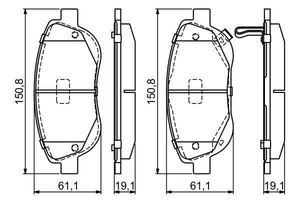 Set placute frana