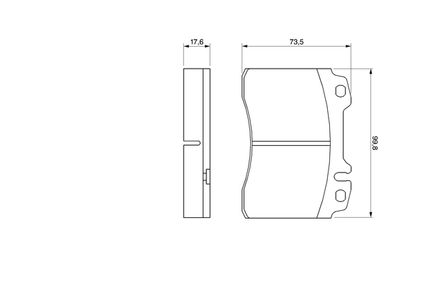 Set placute frana