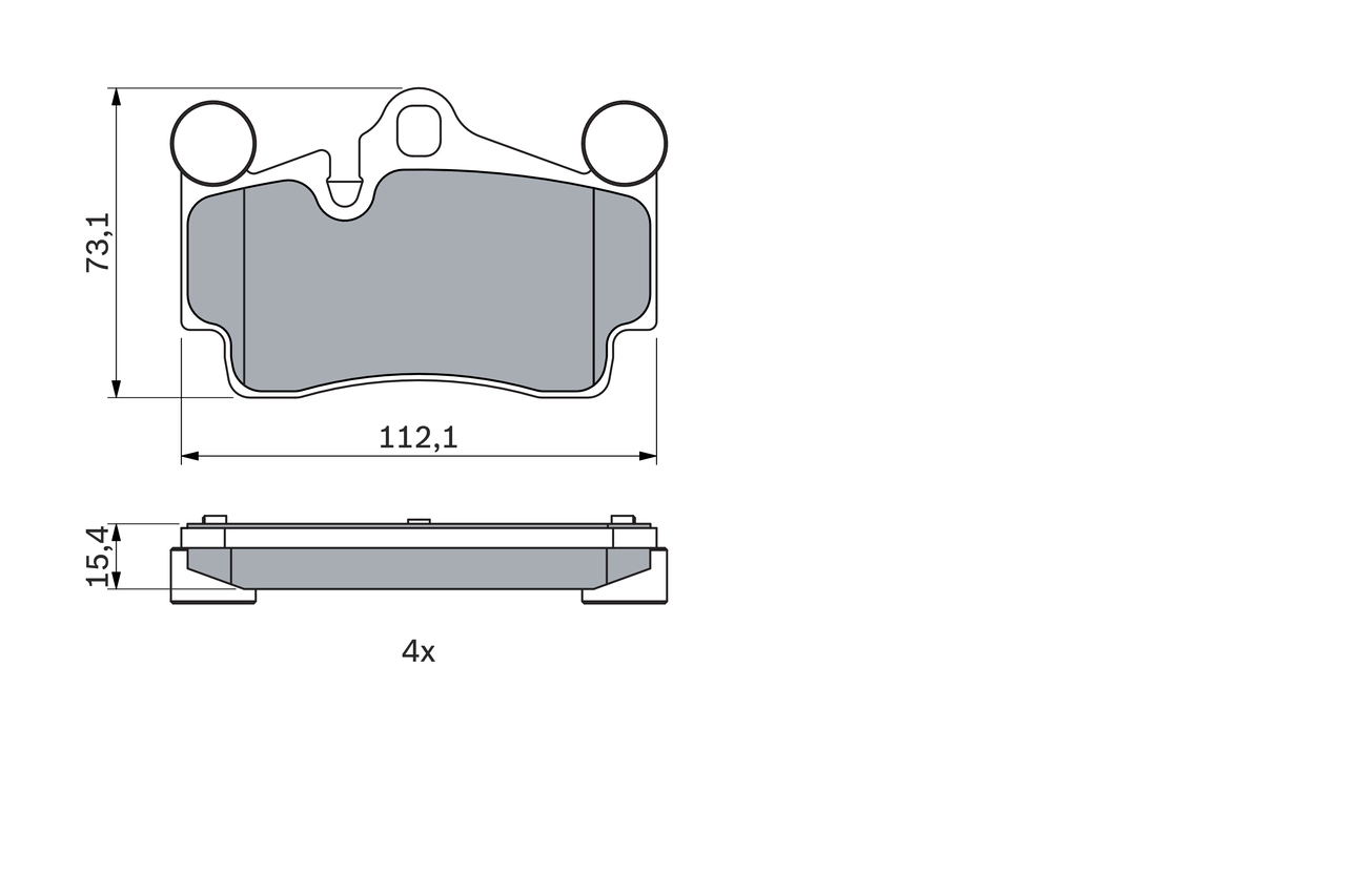 Set placute frana