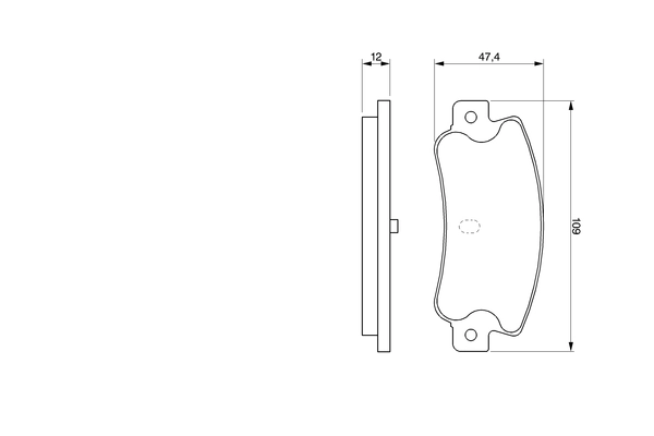 Set placute frana