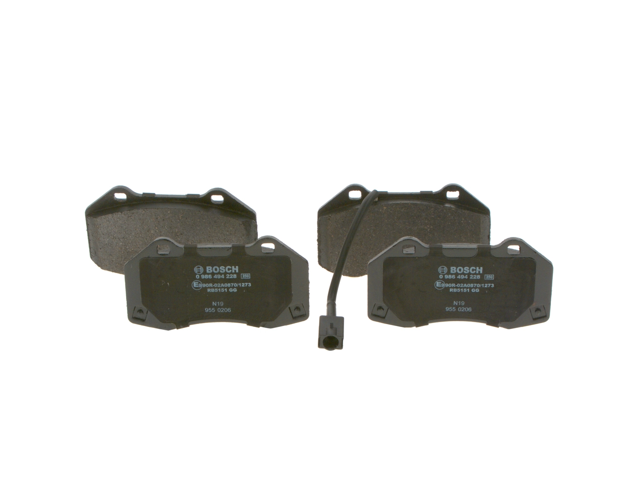 Set placute frana