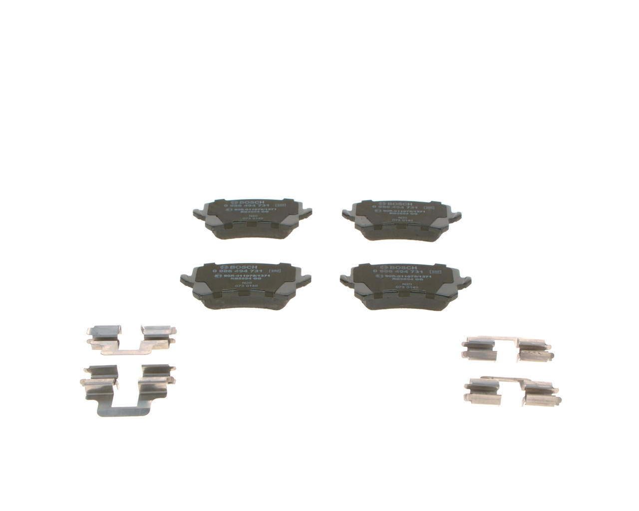Set placute frana