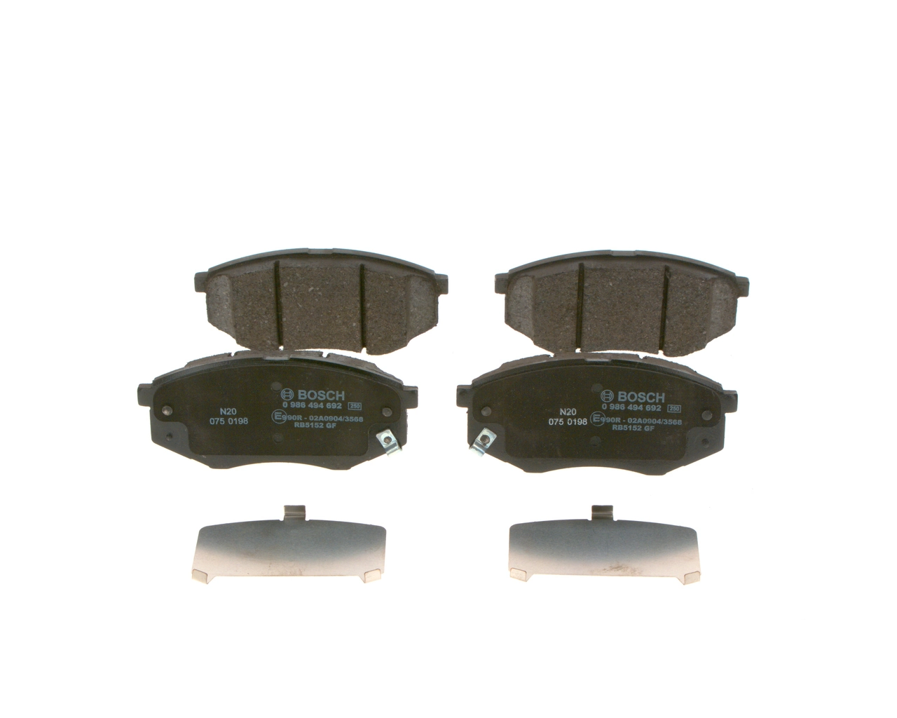 Set placute frana