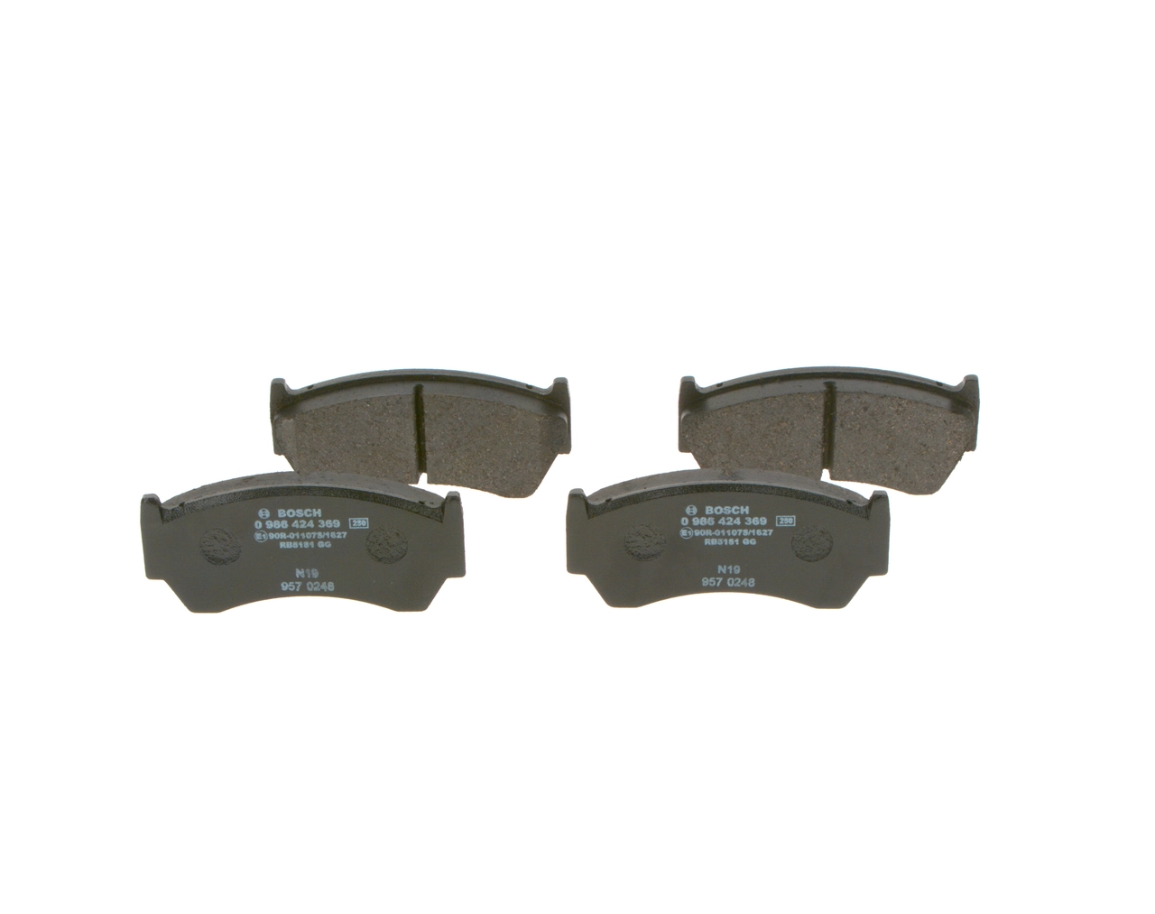 Set placute frana