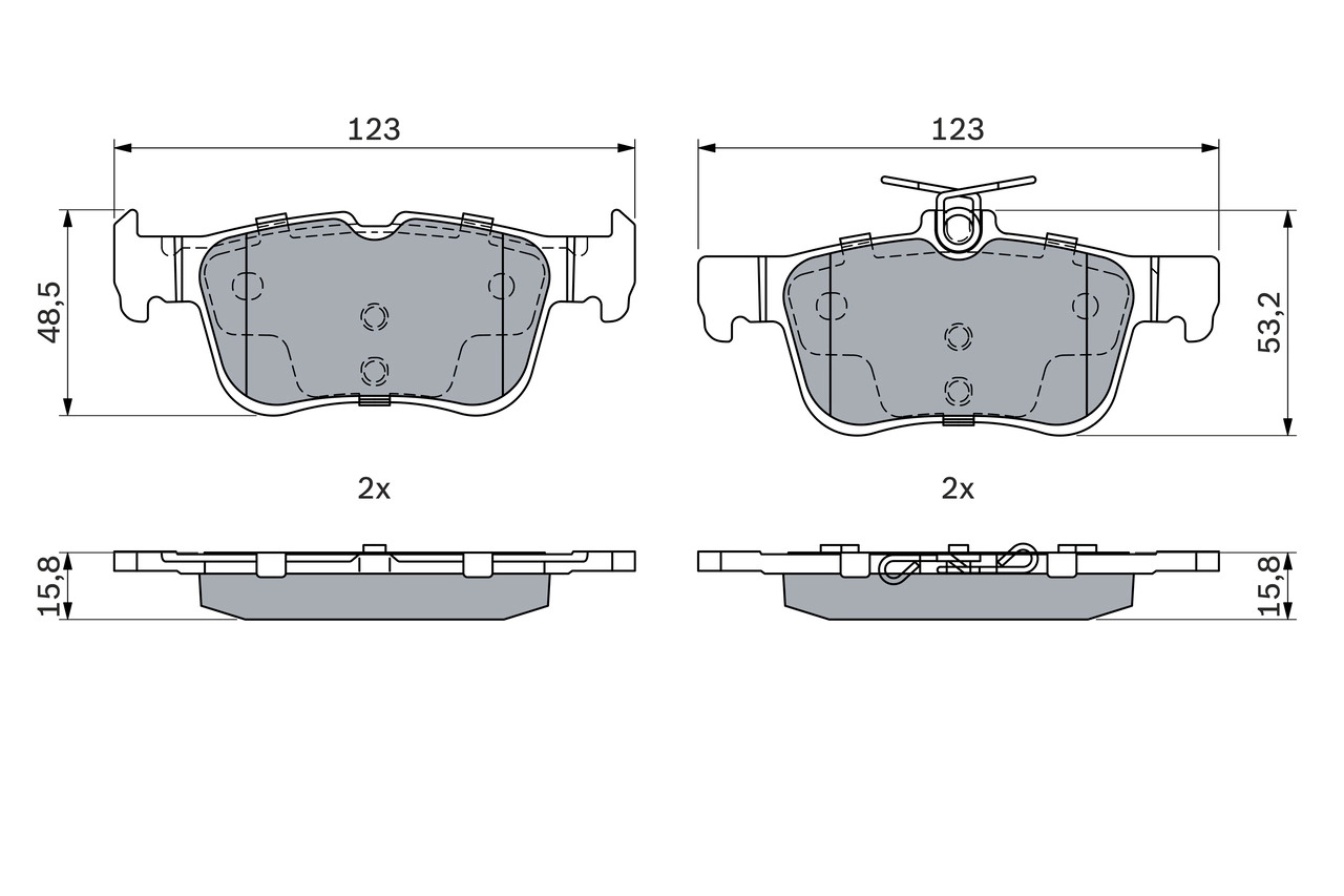 Set placute frana
