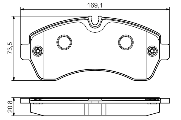 Set placute frana
