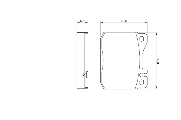 Set placute frana