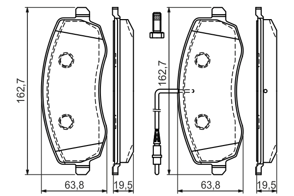 Set placute frana