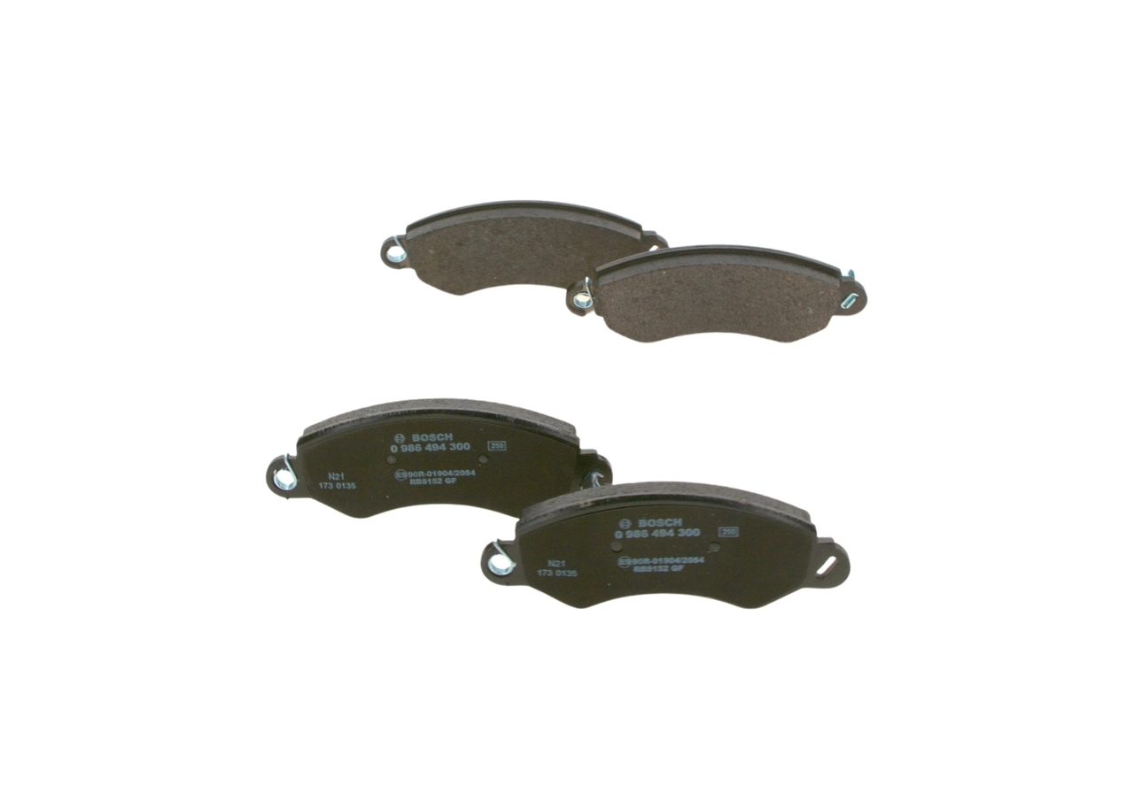 Set placute frana