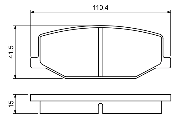 Set placute frana