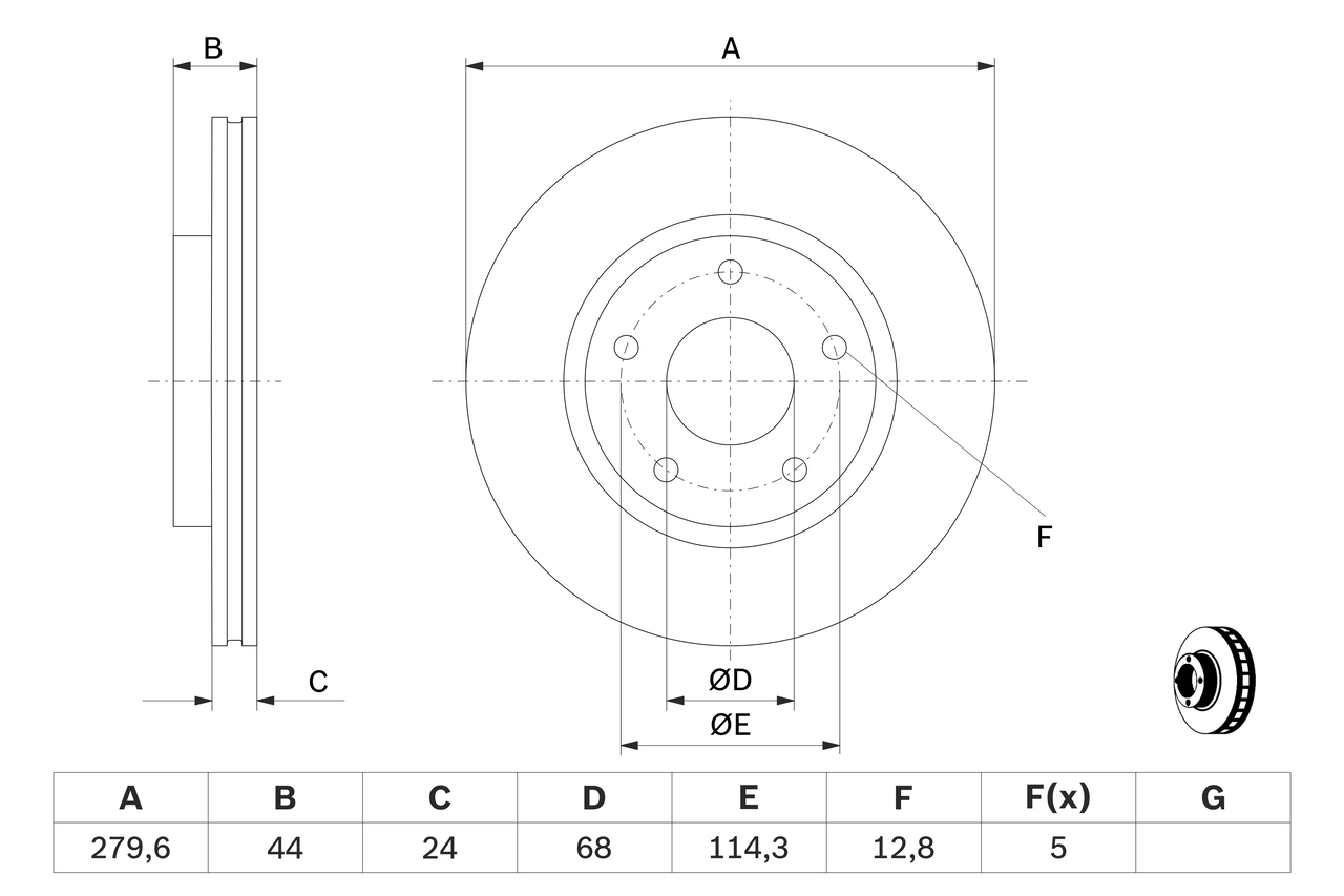 Disc frana