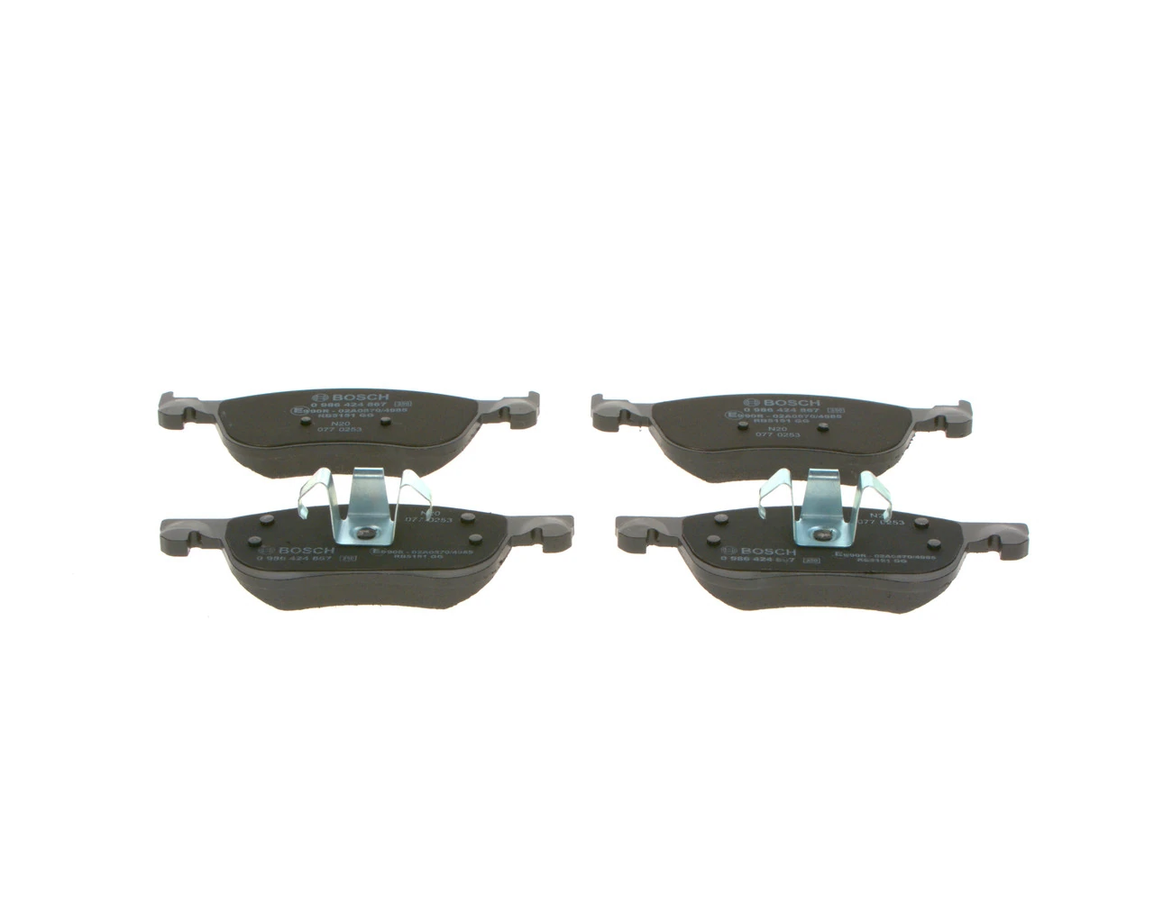 Set placute frana