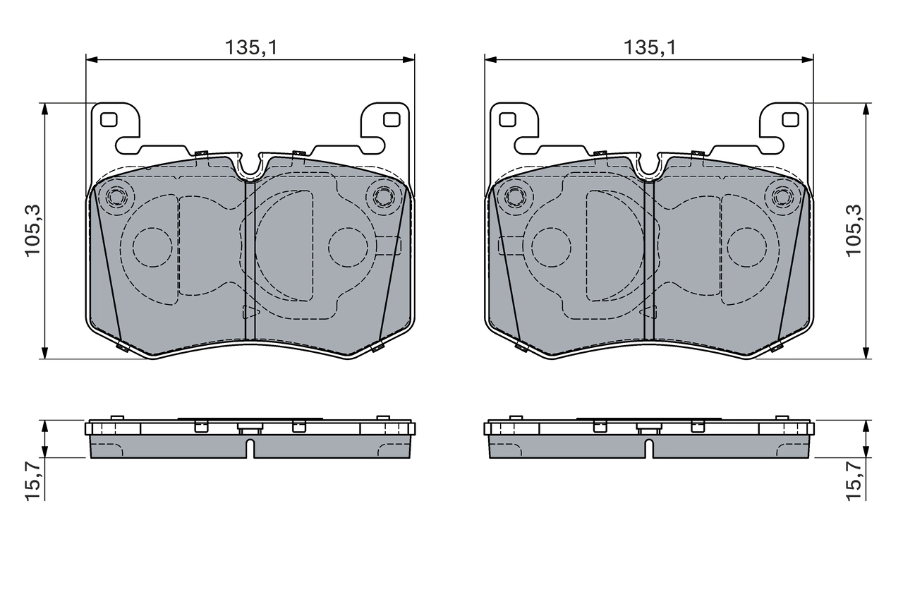Set placute frana