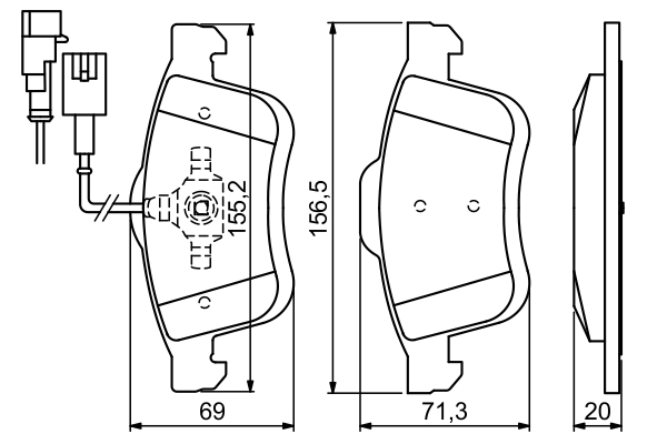 Set placute frana