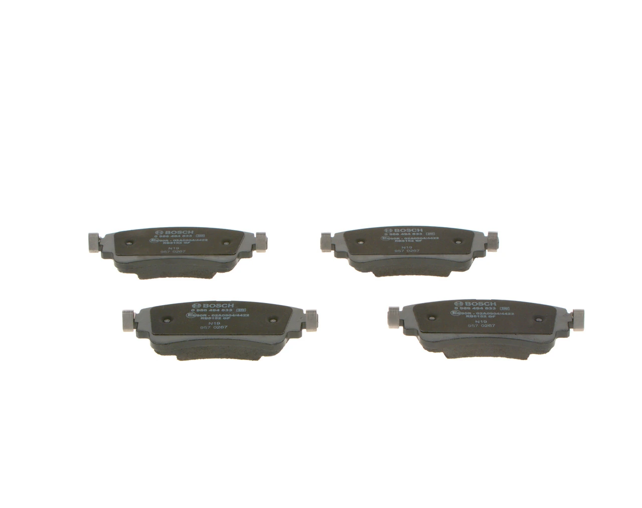 Set placute frana