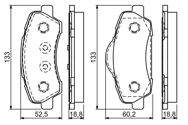 Set placute frana