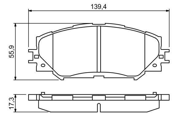 Set placute frana
