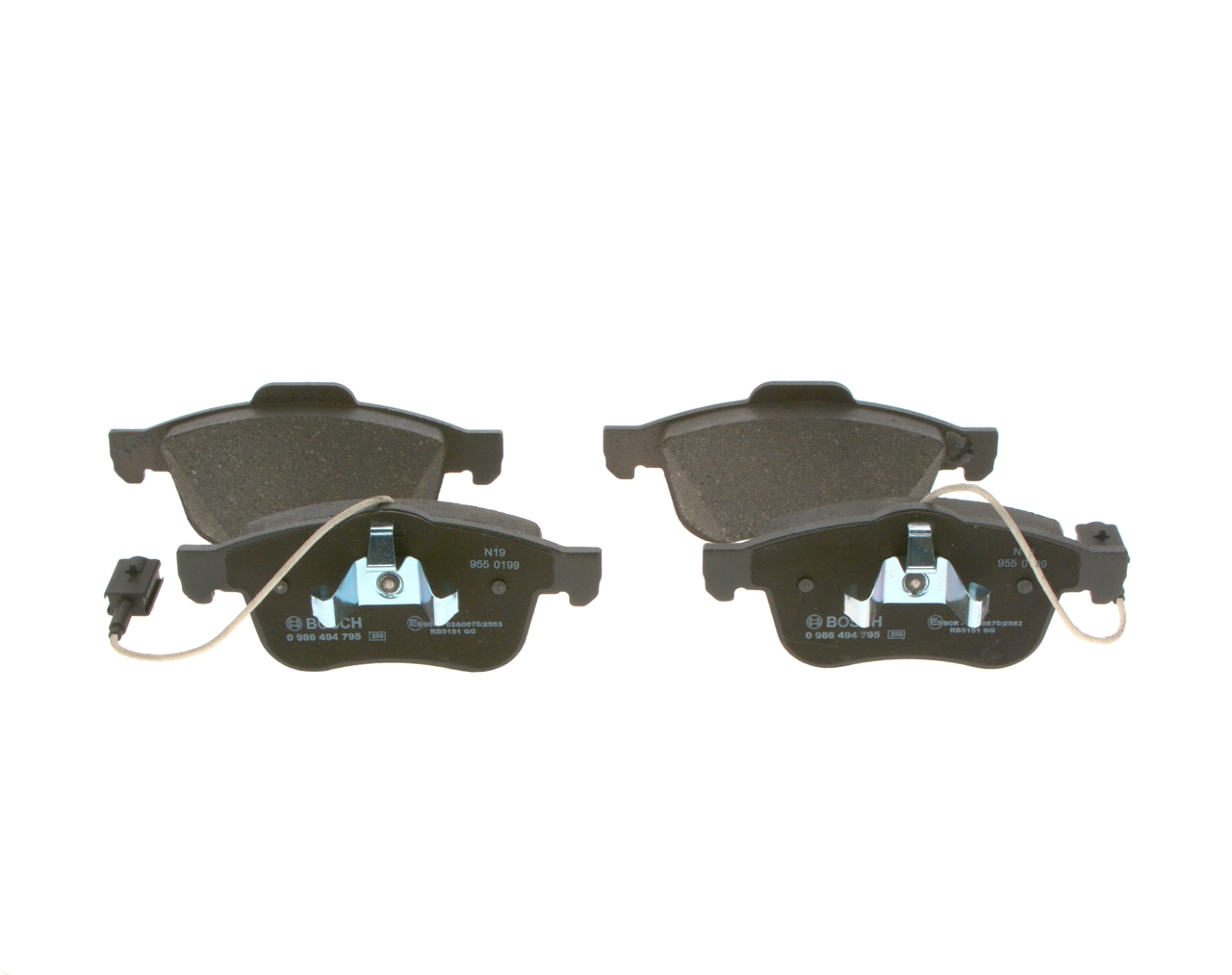 Set placute frana