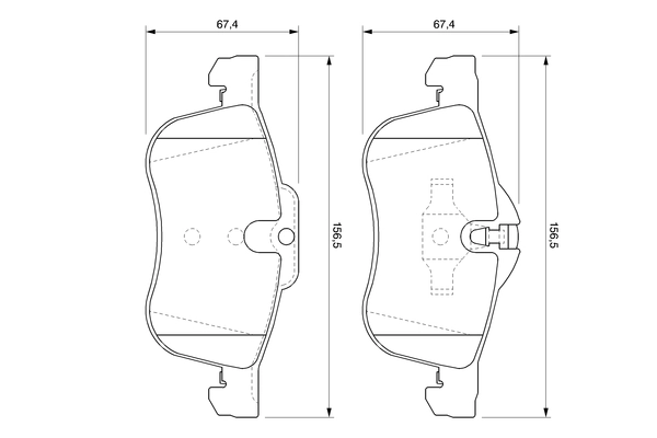 Set placute frana
