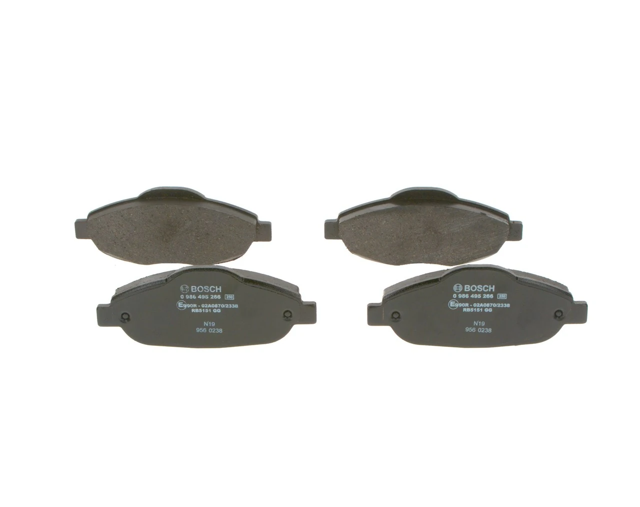 Set placute frana