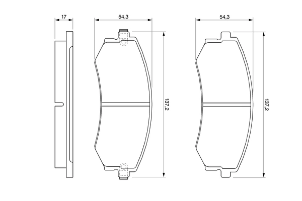 Set placute frana