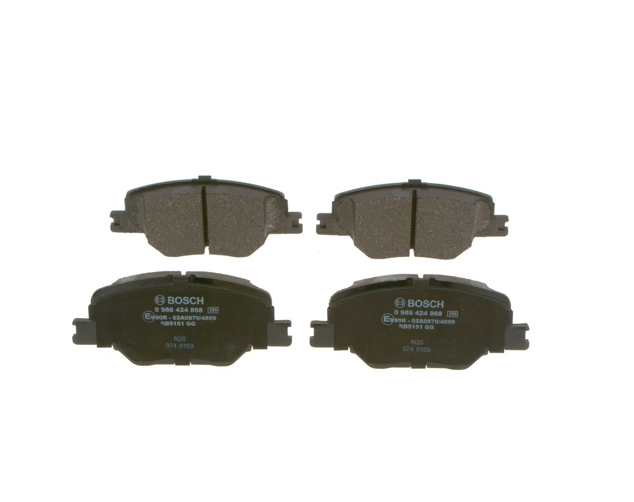 Set placute frana