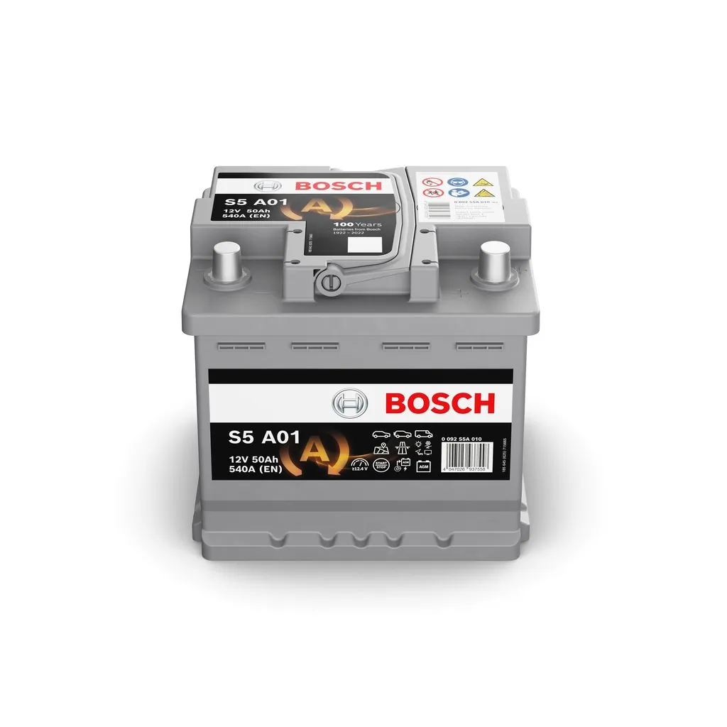 Baterie 12V 50Ah/540A L- 207x175x190 AGM