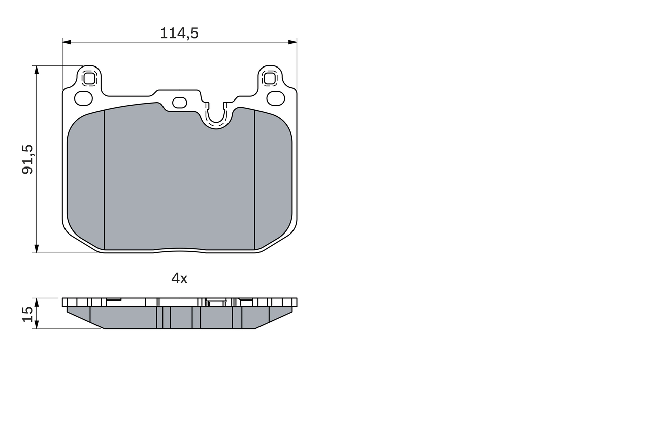 Set placute frana